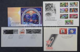 Kb 100 db űrkutatás FDC, levél