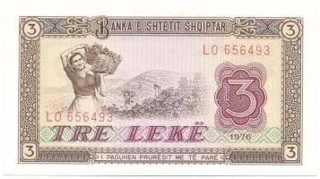 Albánia 1976. 3L T:AU Albania 1976. 3 Leke C:AU