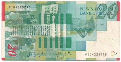 Izrael 1998. 20S T:VG Israel 1998. 20 Sheqalim C:VG