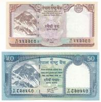 Nepál DN (2010-2015) 10R + 2012. 50R T:AU
Nepal ND (2010-2015) 10 Rupees + 2012. 50 Rupees C:AU
Kr...