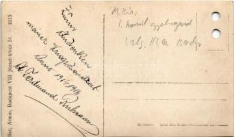 Első világháborús osztrák-magyar katonák csoportképe. Schiffer Ármin felvétele / WWI Austro-Hungaria...