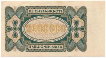 Német Birodalom / Weimari Köztársaság 1923. 2.000.000M T:F
 German Empire / Weimar Republic 1923. 2...