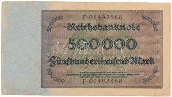 Német Birodalom / Weimari Köztársaság 1923. 500.000M T:F
German Empire / Weimar Republic 1923. 500....