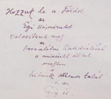 Schéner Mihály (1923-2009): Karácsony előtti invokáció katedrális építésre (cím nélkül), 11980. Filc...