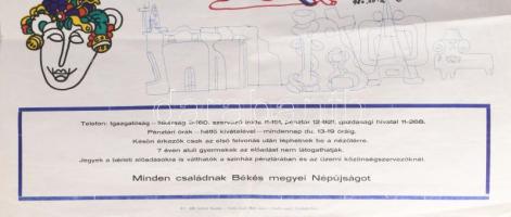 Schéner Mihály (1923-2009): Karácsony előtti invokáció katedrális építésre (cím nélkül), 11980. Filc...