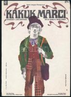 "Kakuk Marci. Tersánszky J. Jenő regényéből. Írta és rendezte: Révész György." Főszereplők Harsányi Gábor, Haumann Péter. Villamosplakát. MOKÉP - Budapesti Filmvállalat - Magyar Hirdető. [Bp.], Offset-ny., a sarkain apró gyűrődésekkel, apró folttal, 24x17 cm