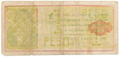 Mexikói államok / Oaxaca 1915. 1P "La Tesoreria General del Estado de Oaxaca" helyipénz &q...