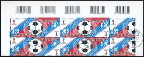 2018 Labdarúgó VB (XIII.) - Oroszország ívsarki vonalkódos 10-es tömb