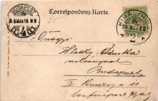 1905 Lajtabruck, Bruck an der Leitha; Ungar. Bahnhof, Kaffee. Verlag Josef Popper / Bruck-Királyhida...