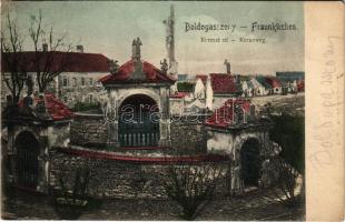 Boldogasszony, Fertőboldogasszony, Frauenkirchen; Kereszt út. J. Horváth kiadása / Kreuzweg / road