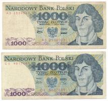 Lengyelország 1975. 1000Zl + 1979. 1000Zl T:F Poland 1975. 1000 Złotych + 1979. 1000 Złotych C:F