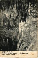 Crikvenica, Cirkvenica; Pozdrav iz Grotte. Rudolf Trebitsch / cseppkőbarlang / Grotte / cave (EK)