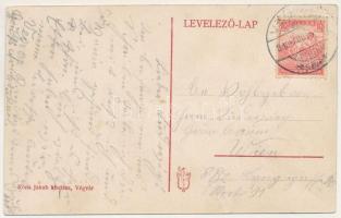 1918 Végvár, Tormac; Református templom. Róna Jakab kiadása / Calvinist church (EK)