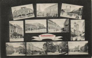 Székesfehérvár zsinagógával és vasútállomással