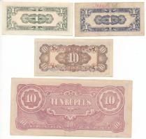 Fülöp-szigetek (japán megszállás) DN (1942) 10c + Holland Kelet-India (japán megszállás) DN (1942) 1...