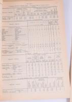 1934 Budapest Székesfőváros Statisztikai Havifüzetei LXII. évf. 709-720. sz. (12 szám + tartalomjegy...