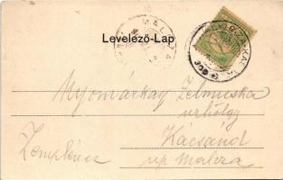 Bátyú, Batyovo, Batovo, Batiovo; templom és állami iskola. Mezei Mór kiadása / church, school + &quo...