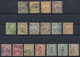 1900 17 klf Turul bélyeg a sorból, a 6f csillagvízjellel (33.800)