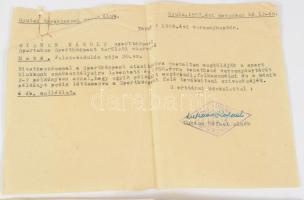 1957 Tájékoztató az 5 éves Spartacusról, 3 p. + Az 1958. évi versenynaptár készítés feladatai, 8 p. ...