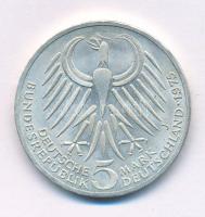 Német Szövetségi Köztársaság 1975J 5M Ag "Friedrich Ebert" T:XF patina Federal Republic of Germany 1975J 5 Mark Ag "Friedrich Ebert" C:XF patina Krause KM#141