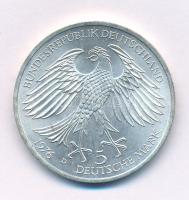 Német Szövetségi Köztársaság 1976D 5M Ag "Grimmelhausen halálának 300. évfordulója" T:AU,XF patina Federal Republic of Germany 1976D 5 Mark Ag "300th Anniversary - Death of Grimmelhausen" C:AU,XF patina Krause KM#144