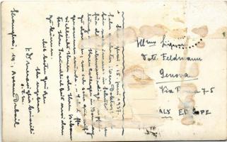 1937 Shanghai Bund / port, automobiles, steamships. photo (Rb)