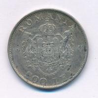 Románia 1942. 200L Ag "I. Mihály" T:VF patina Romania 1942. 200 Lei Ag "Mihai I" C:VF patina Krause KM#63