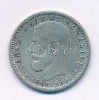 Románia 1906. 1L Ag "I. Károly uralkodásának 40. évfordulója" T:VF,F Romania 1906. 1 Leu Ag "40th Anniversary - Reign of Carol I" C:VF,F Krause KM#34