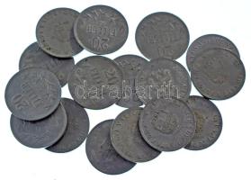 1916-1918. 20f ezüstözött Fe (16x) T:AU-VF