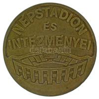 1993. "Népstadion és intézményei - 1953-1993 40 év" kétoldalas bronz emlékérem T:AU,XF ph