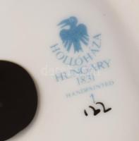 Hollóházi pletykálkodók. Terv.:J. Seregély Márta kézzel festett, jelzett, hibátlan, m: 24 cm