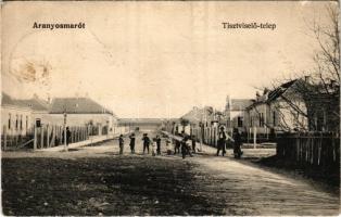 1908 Aranyosmarót, Zlaté Moravce; Tisztviselőtelep. Brunczlik J. kiadása / officials colony, villa (EK)