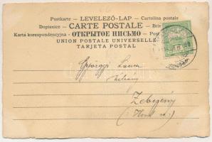 1910 Aranyosmarót, Zlaté Moravce; Templom belső, ragasztott fotó / church interior, glued photo (EB)