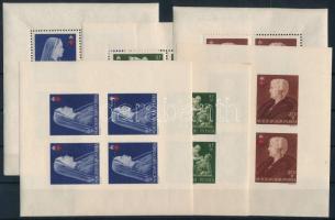 1942 Vöröskereszt (II.) kisívsor, a vágottak falcosak (** 25.000)