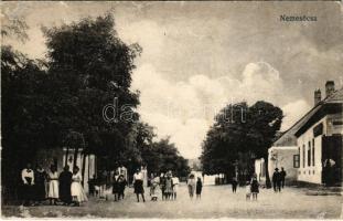 Nemesócsa, Nemes-Ócsa, Zemianska Olca; utca, üzlet / street view, shop (felületi sérülés / surface damage)