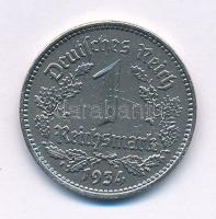 Német Harmadik Birodalom 1934F 1M Ag T:XF German Third Reich 1934F 1 Reichsmark Ag C:XF Krause KM#83