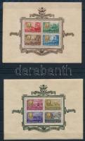 1947 Roosevelt blokkpár (első blokkon hátoldalról látható kis saroktörés) (70.000)