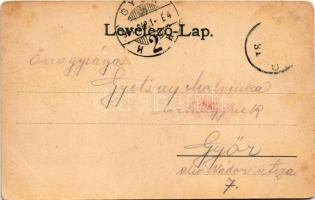 1901 Ipolyság, Sahy; Vármegyeház, polgári leányiskola, Városháza, Honti kaszinó, Szondi kápolna és D...