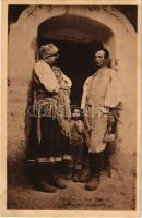 1910 Pöstyén, Piestany; Népviselet / Volkstracht / Upper Hungarian (Slovak) folklore