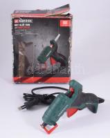 Parkside PNKP 105 B1 ragasztópisztoly, dobozában