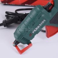 Parkside PNKP 105 B1 ragasztópisztoly, dobozában