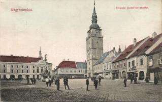 Nagyszombat Franz Joseph square (wet damage)