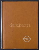 Alrabra használt A/4 berakó 8 fekete lappal, barna borítóval