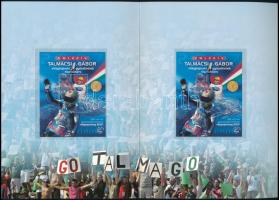 2007 Talmácsi Gábor fogazott és vágott emlékív azonos sorszámmal