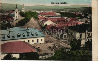 1914 Zólyom, Zvolen; látkép. Özv. Löwy Samuné kiadása / general view (EK)
