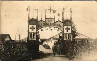 1917 Kutná Hora, Kuttenberg; K.u.k. Res. Spital / osztrák-magyar hadi kórház / WWI Austro-Hungarian K.u.k. military, military hospital. photo (Rb)