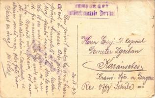 1917 Kutná Hora, Kuttenberg; K.u.k. Res. Spital / osztrák-magyar hadi kórház / WWI Austro-Hungarian ...