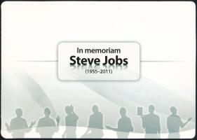 2011 Steve Jobs emlékív a Magyar Posta ajándékfüzetében