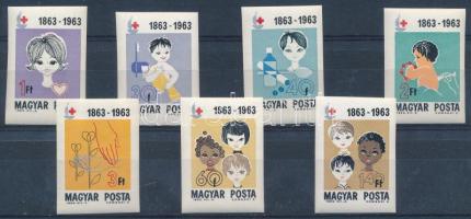 1963 Vöröskereszt vágott sor