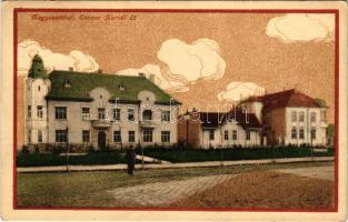 1914 Nagyszombat, Tyrnau, Trnava; Emmer Kornél út. Elbert Testvérek kiadása / street view (EK)